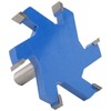 12mm Shank 6 Teeth TShaped Slotting Router Bit Woodworking Milling