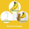 Micvtve Banana Holder Modern Banana Hanger Tree Stand Hook for