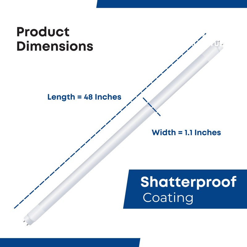 Feit Electric LED 4ft Bulbs T8, 32 Watt Equivalent, Type