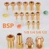 MiJunHD 6X Brass Pipe Fitting 8mm Hose Barb Tail 1/2''