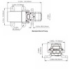 Seaflo 12V 1.2 GPM 35 PSI Water Pressure Diaphragm Pump