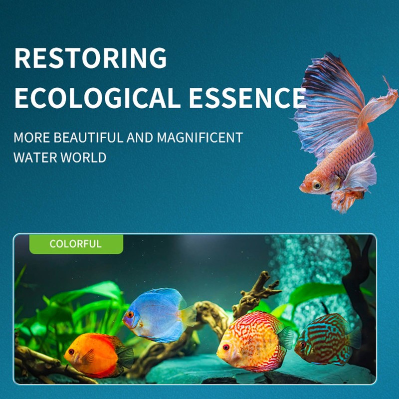 LED Aquarium Light Professional 4 Rows Splashproof Natural Lighting Simulation