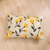 DaDa Bedding Fresh Botanical Bedspread Quilt - Yellow Fleur Floral