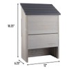North States Large Outdoor Bat House and Nursery, 6. 5"