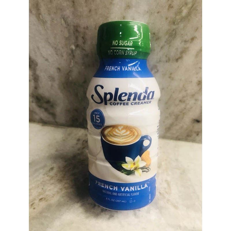 Splenda Coffee Creamer-No Sugar/Corn Syrup-French Vanilla 8floz(1Bottle)
