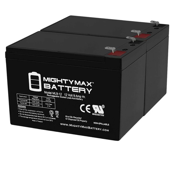 Mighty Max Battery 12V 9AH Battery for GE Security Alarm CADDXNETWORX NX-8-2 Pack Brand Product