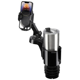 JOYTUTUS Soporte para teléfono de Copa para automóvil, Soporte para teléfono de Coche Soporte para Asiento de teléfono Celular, Soporte para teléfono grande con Cuello Largo