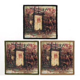 Unbranded Black Sabbath Mob Rules Sublimated Printed Patch | English Heavy Metal Band Logo - Black Border