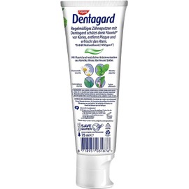 6 Dentagard Toothpaste 75ml Original in the Tube (6 75ml)