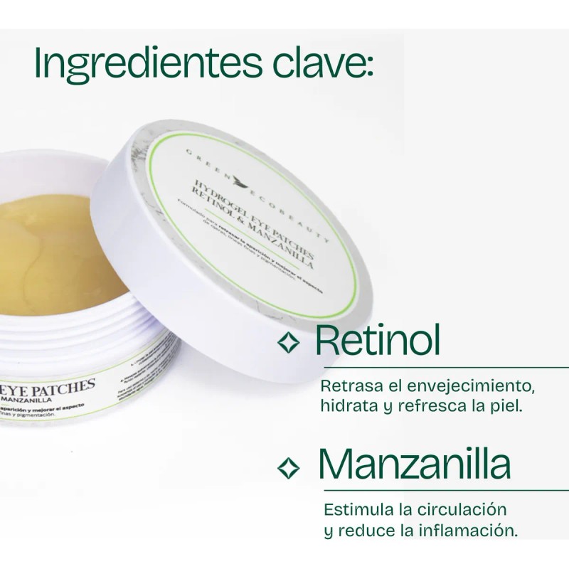 Parches Para Ojeras Antiedad Con Manzanilla Y Retinol Tipo De
