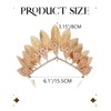 JAKAWIN Greek Goddess Headband Gold Leaf Wedding Crown Costume Hair