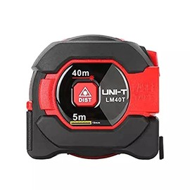 UNI-T Laser Distance Meters Laser Tapes UNI-T LM40T/LM50T 2-in-1 Laser Tape Measure High Precision Range Finder Infrared Tape Measure Handheld Electronic Ruler (LM40T)
