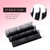 TDANCE Lash Extension Matte Black Eyelash Extension C CC D