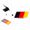 Set of 3D Emblem Grille Badge, Compatible with Car Front
