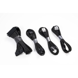 Phanteks 24 Pin/ 8pin (4+4) M/B, 8pin (6+2) PCI-E Extension Cable Kit 500mm Length, Black (PH-CB-CMBO_BK)