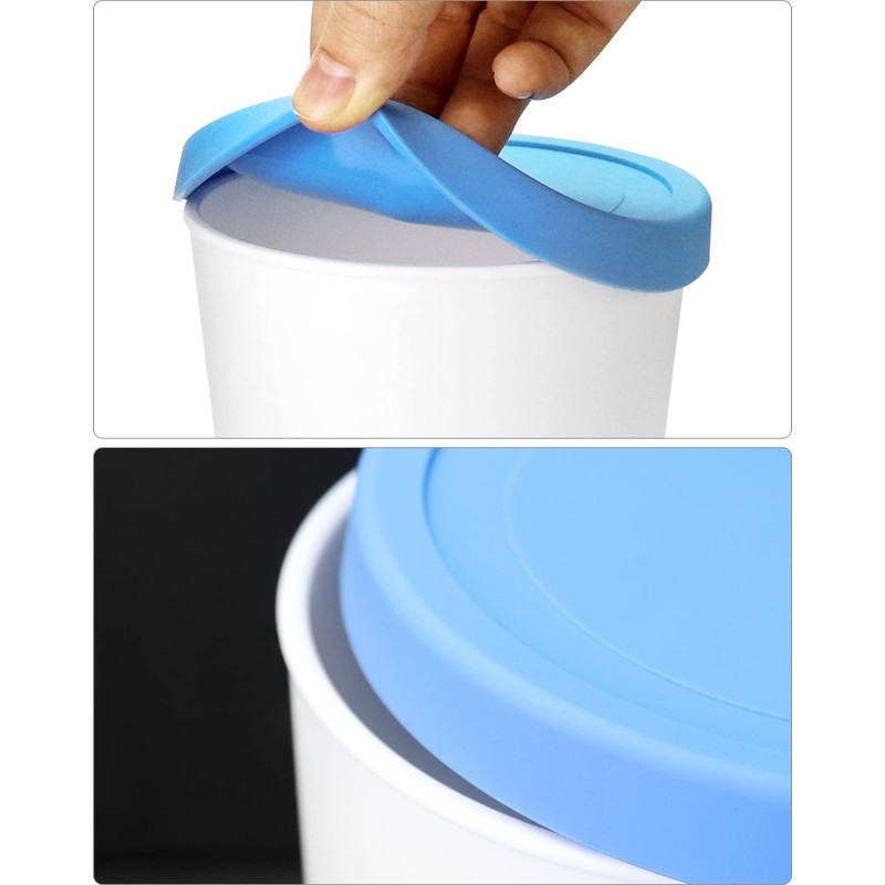 QWORK® Set of 2 Ice Cream Containers for Ice Cream