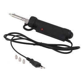 30W Solder Sucker Desoldering Pump Portable Electric Vacuum Pump Handheld Solder Removal Tool for Repair Welding Black EU Plug 220V