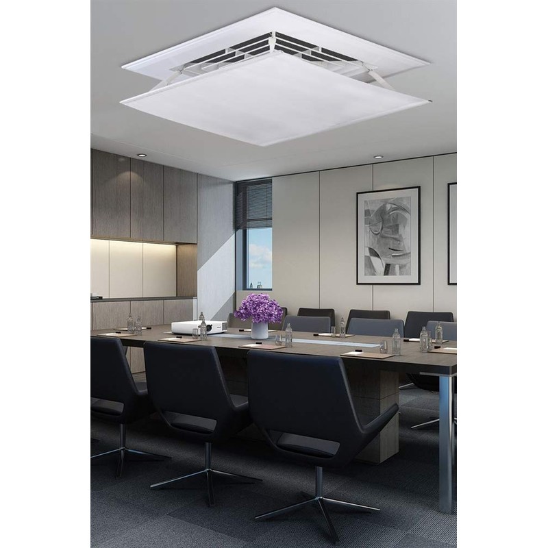 Liveinu Canvas Air Deflector Adjustable Reusable Heat and Air Deflector