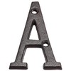 sourcing map House Letter, 3 Inch Cast Iron Letter a