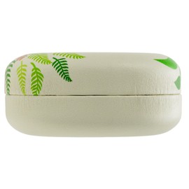 Pearl HO-9 092935 Children's Hard Spring Type Dinosaur Pattern Glasses Case, Multicolor