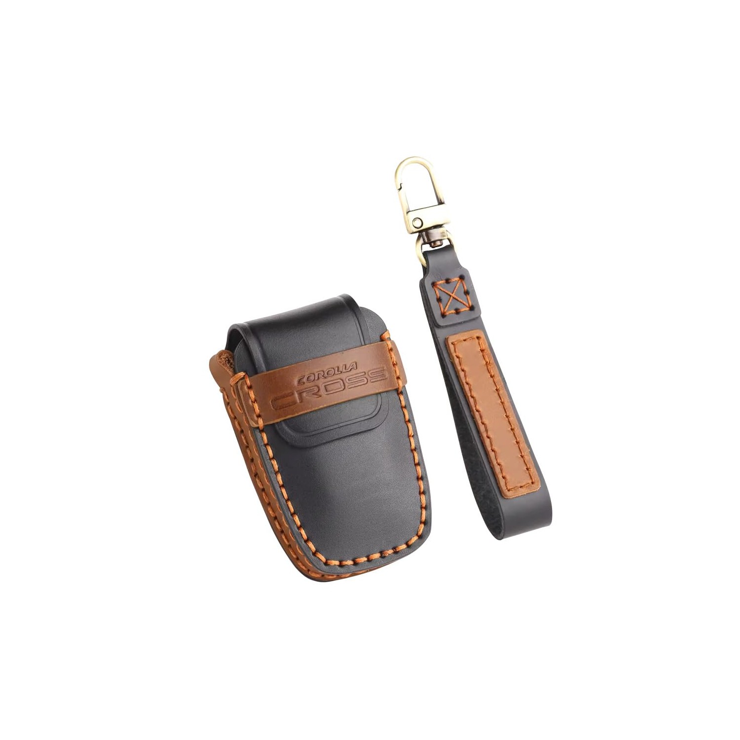 LEXLEY Genuine Leather Key Case for Toyota Corolla Cross 10 Series ...