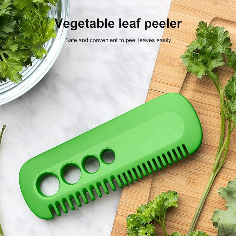 1PC Green Herb Stripper - Kale Kitchen Gadgets/Leaf Stripping Tool/Separator