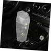 FUNOMOCYA Mini Rhinestone Car Trash Can Lid Cute Decorative Vehicle
