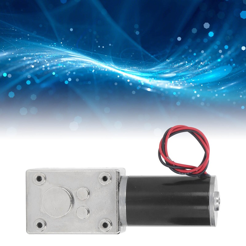 DC Geared Motor Small 18W Large Torsion Reversible Turbine Worm