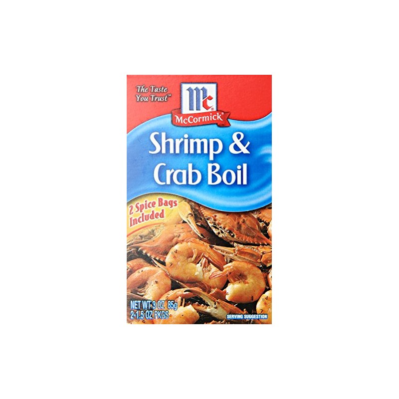 McCormick Shrimp and Crab Boil Seasoning, 3 oz