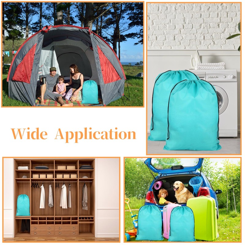 Pack of 2 Laundry Bags Travel, Foldable Laundry Bag Travel,