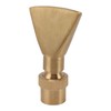 Fan Shaped Fountain Nozzle Copper Adjustable Uniform Water Spray Fan