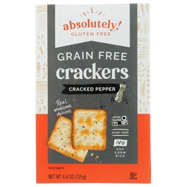 Absolutely Gluten Free Cracked Pepper Crackers 4.4 OZ (Pack of 1)