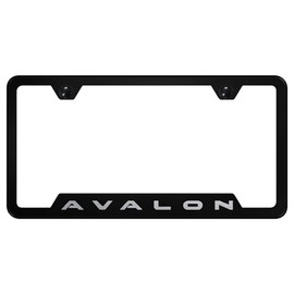 Au-TOMOTIVE GOLD Logo Cut-Out License Plate Frame for Toyota Avalon (Black)