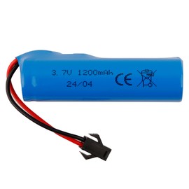 SWARK 3.7V 18650 1200mAh Rechargeable Li-ion Battery SM-2P Joint with USB Charger for Rc Remote Control Car Toys