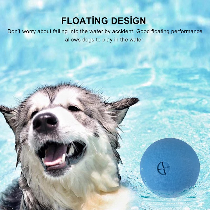 Rubber Dog Food Ball Foraging Training Resistant Bite Chew Toy