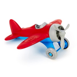 Green Toys Airplane Red - Seaplane Yellow Bundle