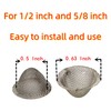 50 Pcs Pipe Screens 0.5inch-0.63inch (1/2-5/8) Stainless Steel Conical Design