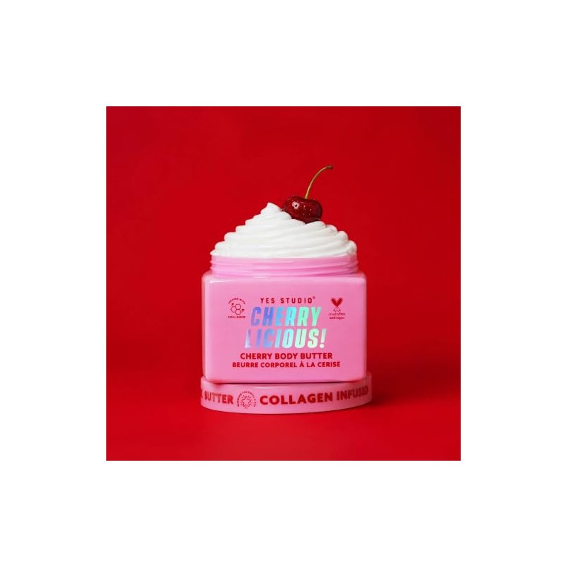 Cherry Licious Body Butter Crema Corporal Colágeno Cereza 400