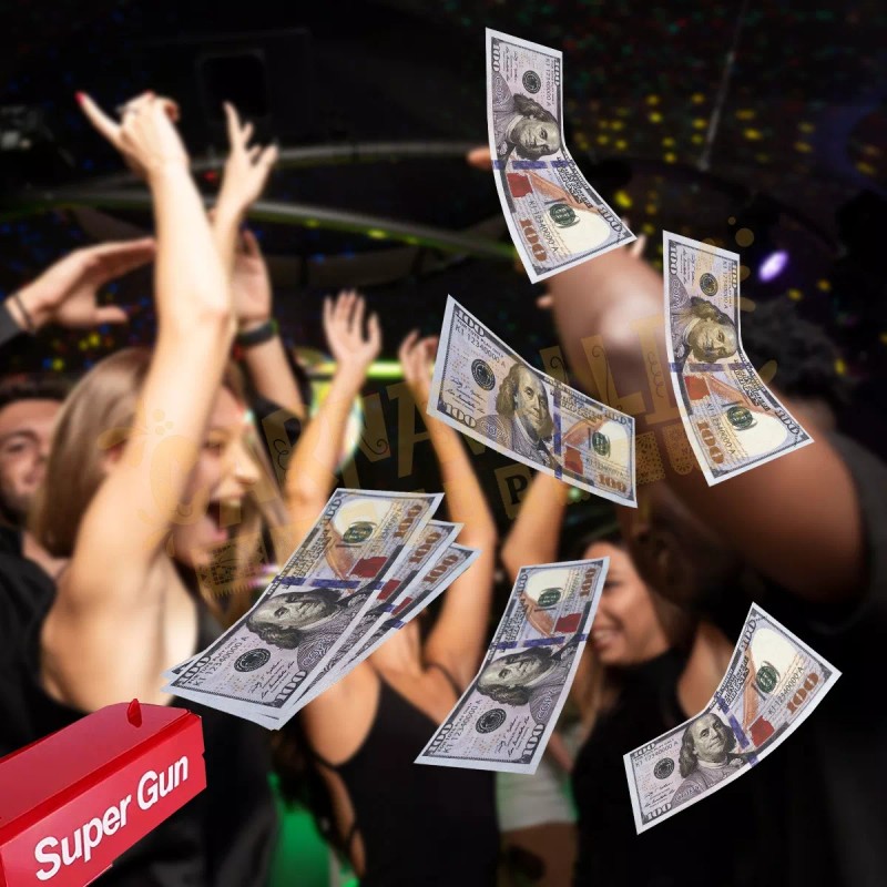 100 Billetes Juguete Dinero Didácticos Dólar Papel Utilería