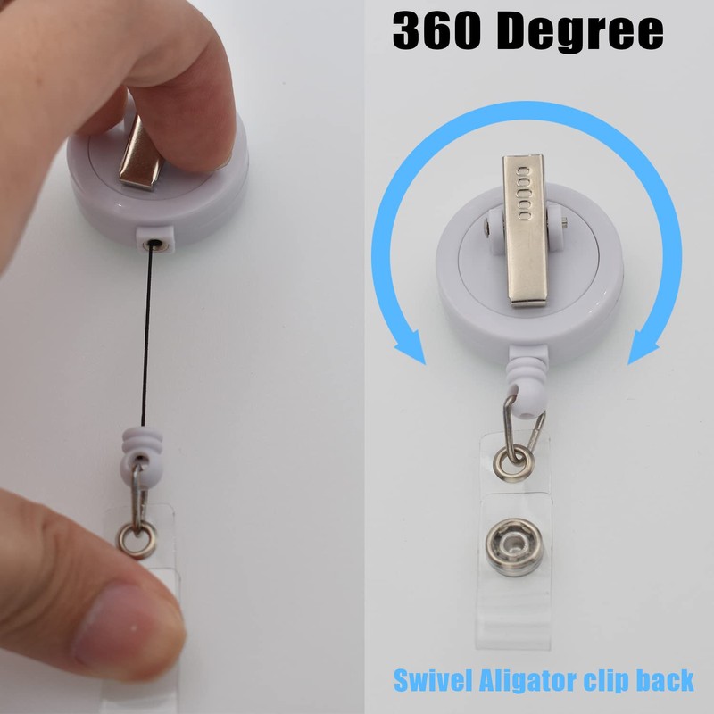 Retractable Badge Reel, Be Kind, 3*3cm