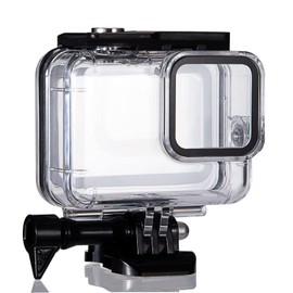 GUNGY Waterproof Case Compatible with GoPro Hero 8 Black Action Cameras Protective Housing 45M Diving Housing Accessories with Base and Screw