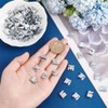 AHANDMAKER 100Pcs Upholstery Stay Wire Clips Wire Cage Buckle Clips