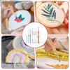 12 Pieces Punch Needle Kit, Embroidery Punch Needle Tool Adjustable
