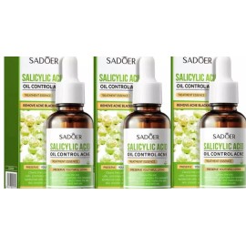 SADOER Salicylic Acid Anti Acne Facial Serum for Pimples Oil Control 05/30/2026 - 3 Pack