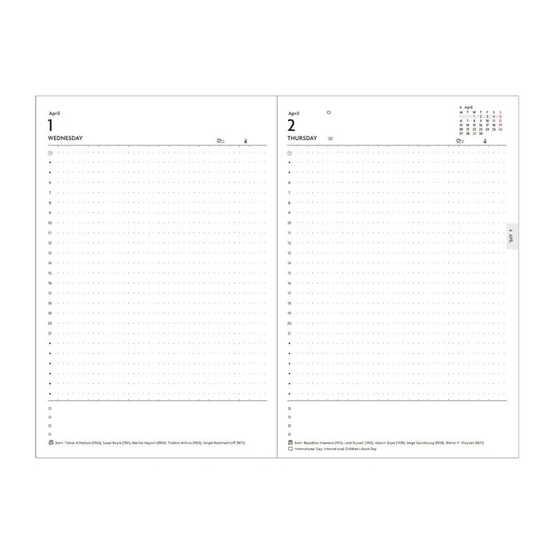 EDiT 26SDR-ETA01-SO Notebook, 2026, Starts on April 2026, 1 Page
