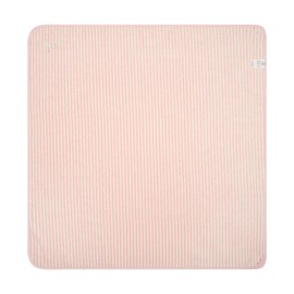 Steiff Baby Unisex Badetuch, Weiches Handtuch mit Kapuze aus Baumwolle, 100 x 100 cm, Rosa (Silver Pink), OneSize