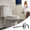 Toilet Seat Fittings, 1 Set Hinge Fixing Replacements, Toilet Seat