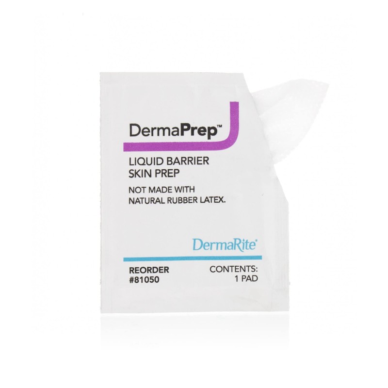 DermaRite's DermaPrep Liquid Barrier Skin Prep Protection Pads - Shields