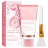 IKZEE Collagen Night Wrapping Mask, Collagen Overnight Peel Off Facial