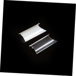 Baluue Set of 500pcs U-shaped Fake Nails Full Coverage Long Artificial Nails Nail Decals for Parties Holidays Diy Nail Art Stickers